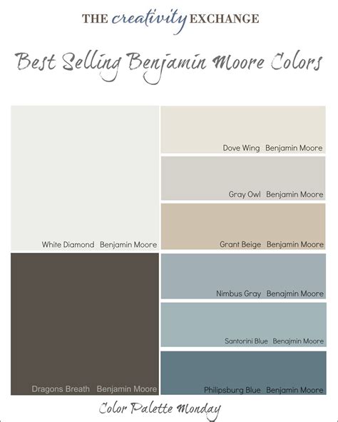 All Colors Shown Are By Benjamin Moore The Best Wall