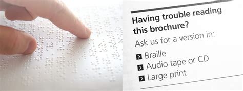 Large Print And Braille Direct Access