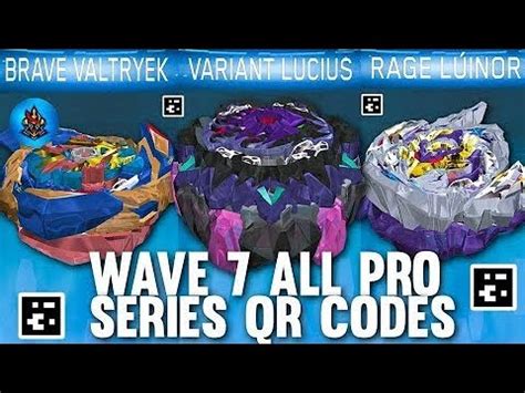 Brave Valtyrek Rage Luinor Varient Lucius Wave Pro Series All Qr