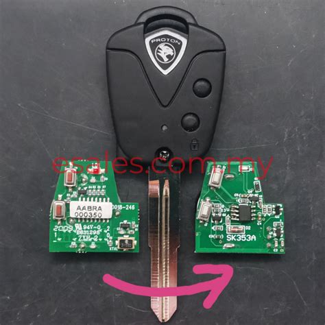 Proton Waja Saga Blm Remote Control Sk A Mhz Pcb Clone And Copy Type Face To Face Copy