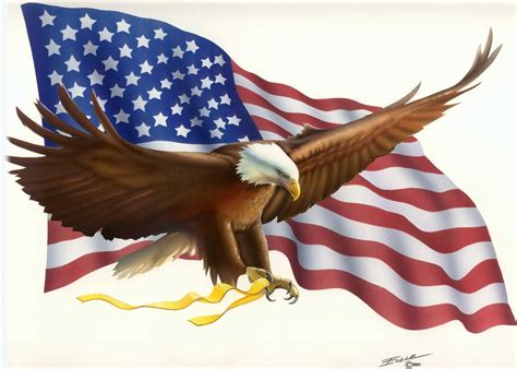 Wallpaper Of The Day Eagle And Flag American Flag Eagle American