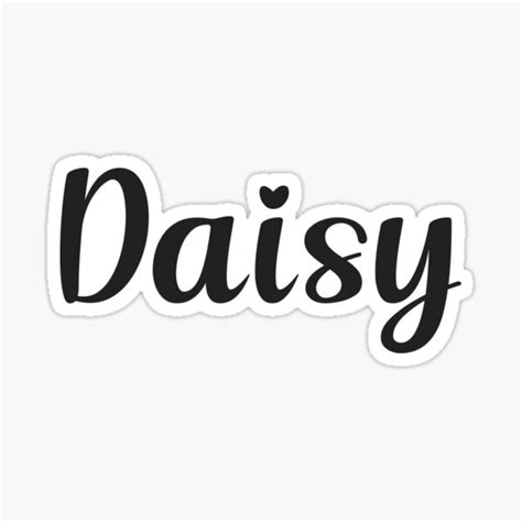 Daisy Sticker For Sale By Posters Redbubble