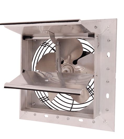 Shutter Mounted Wall Exhaust Fans 8 Inch W 9 Cord And Plug 300 Cfm Var