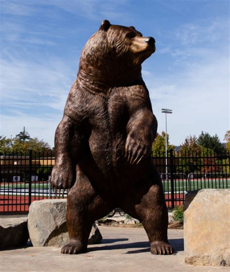 Brown Bear Statue Custom Made Statue Bruin Metal