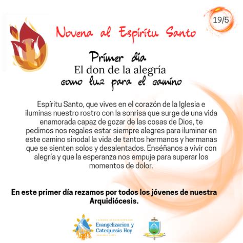 Pentecostés 2023 Novena Al Espíritu Santo Arquidiócesis Mercedes Luján