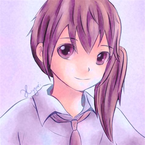 Anime Girl Headshot By Dorekimi On Deviantart