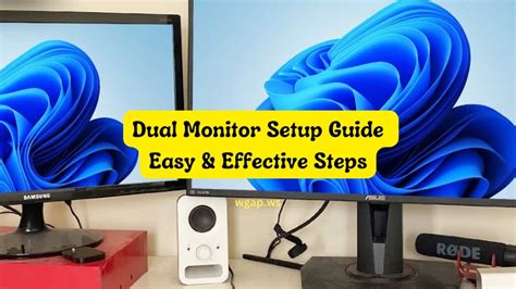 Dual Monitor Setup Guide 2024 Easy And Effective Steps