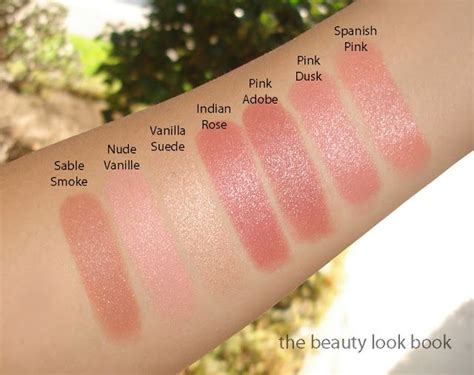 The Beauty Look Book Tom Ford Lipstick Swatches Pinks Nudes Tom