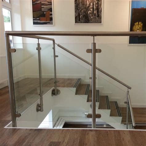 • if you own the flat adding a glass balcony is one way to increase its value. Customized modern design polish stainless steel glass balcony railing