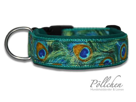 Komforthalsband Pfau P Llchen Halsb Nder Und Accessoires F R Den Hund