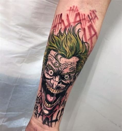 Awesome colored cartoon tattoos designs. The 10 Best Joker Tattoo Designs