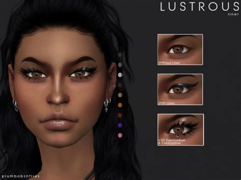 Lustrous Eyeliner By Plumbobs N Fries At Tsr Sims 4 Updates