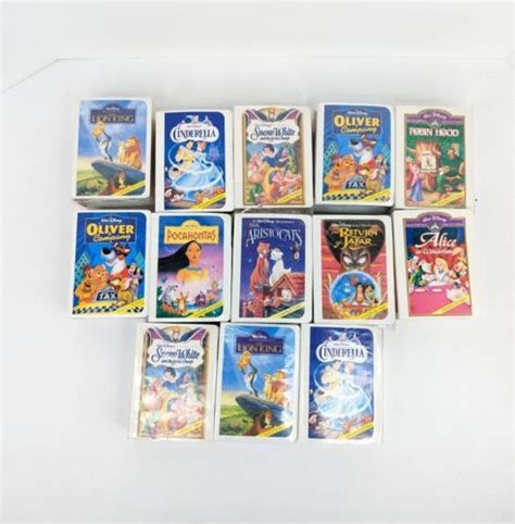 Mcdonalds Walt Disney Masterpiece Collection Happy Meal Vhs Toy Lot Of 11 2 4576046999