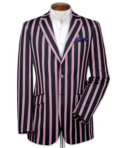 Pink Pinstripe Suit Mens Inkmetaphor