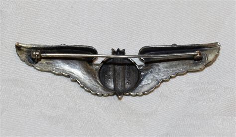 Wwii Us Army Air Corps Ae Co Sterling Bombardier Wings 3
