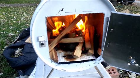 How To Build A Wood Stove Portable Camping Stove Diy Wood Stove Youtube