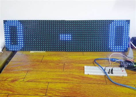 Score Board Project With P10 Led Display Using Dmd Led Led Projects