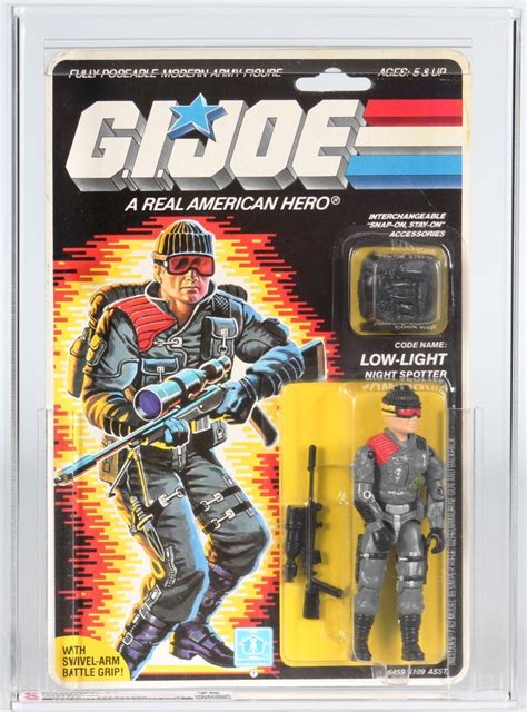 1986 Hasbro Gi Joe Carded Action Figure Low Light