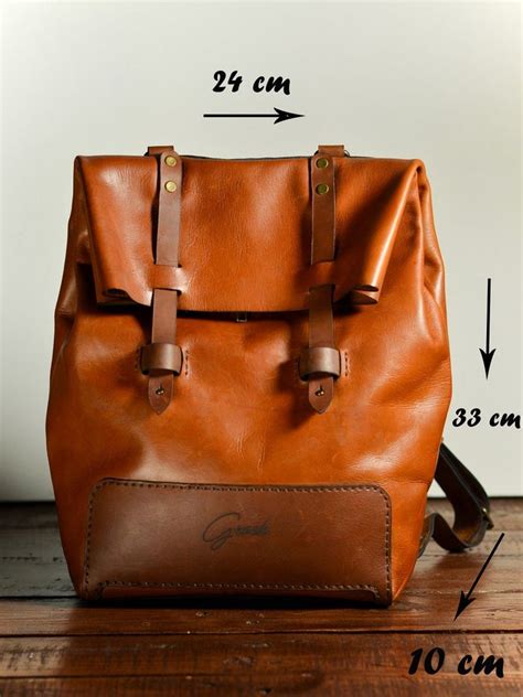 Women Leather Backpack Rucksack Brown Leather Backpack For Travel