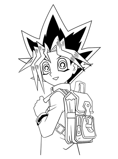 Yu Gi Oh Coloring Pages Coloring Pages
