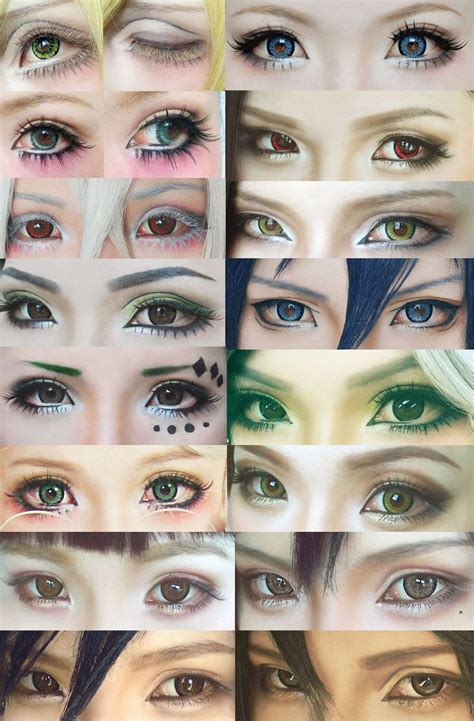 Cosplay Eyes Make Up Collection By Mollyeberwein On Deviantart Anime Eye Makeup Anime