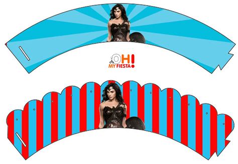 Wonder Woman Movie Free Printable Cupcake Wrappers And Toppers Oh My Fiesta For Geeks