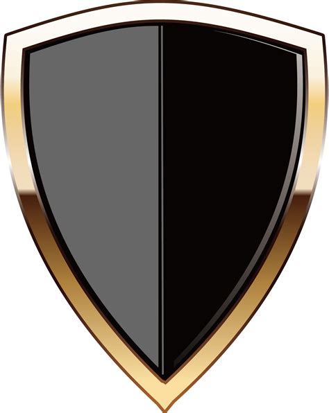 Black And Gold Shield Png - PNG Image Collection png image