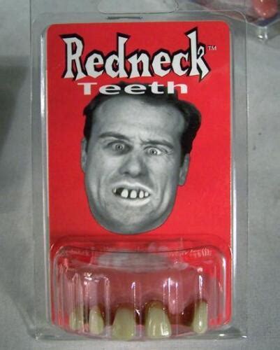 Professional Fake Redneck Teeth 940 Funny Hill Billy Rotten Gag T