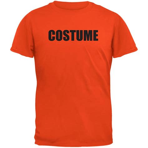 Halloween Costume Costume Orange Adult T Shirt
