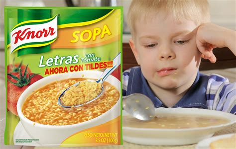 Knorr incorporará tildes a sus sopas de letras Pops Cereal Box