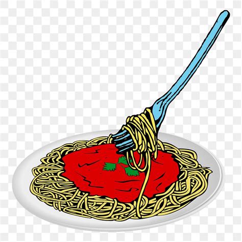 Bowl Of Spaghetti Clipart Transparent