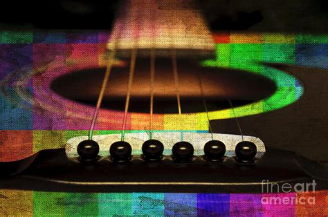 Edgy Abstract Eclectic Guitar 21 Photograph By Andee Design Fine Art