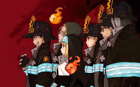 Anime  Wallpaper Fire Force Fire Anime Fire Force Hibana