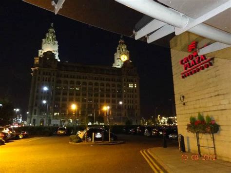 Max two adults per room. liver building at night - Picture of Crowne Plaza ...