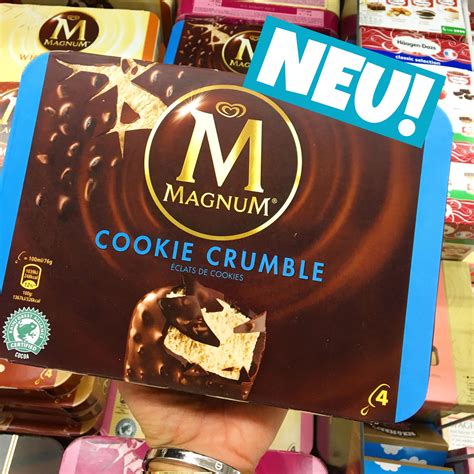 Heute gibt es bei lidl jedoch den magnum becher mit 440ml in vielen verschiedene sorten für jeweils nur 2,99€. 3 NEUE Eissorten von Langnese!! Magnum Cookies & Crumble ...