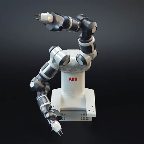 ABB Yumi工业机器人吊装 3D模型 99 max obj Free3D