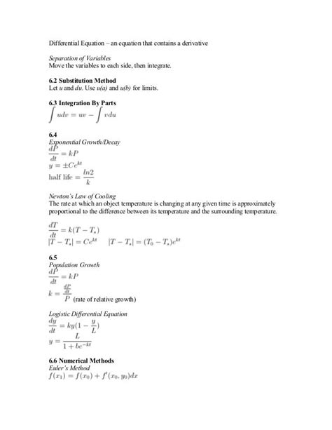 201522099 Ap Calc Bc Study Guide Formula Sheet
