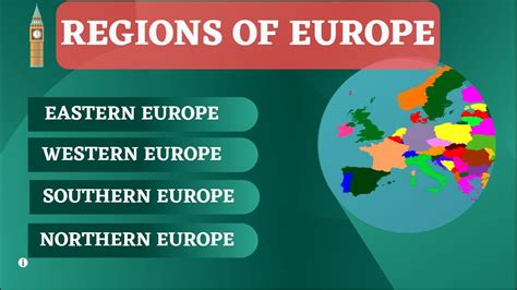 Four Subregions Of Europe Youtube