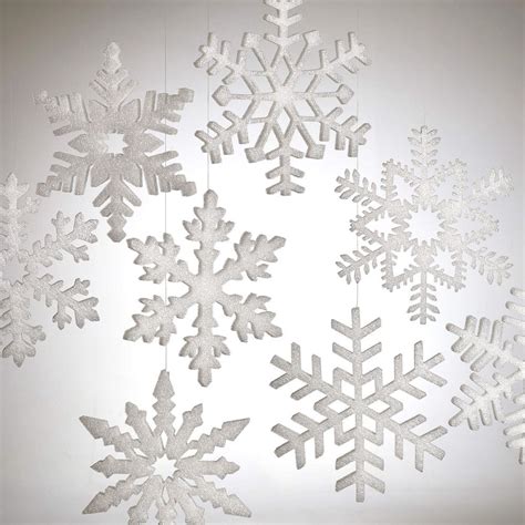 Large Snowflake Decorations 40 Snowflakes The Snow People