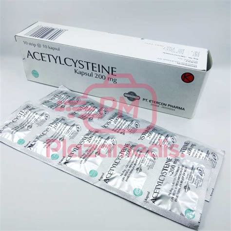 Acetylcysteine 200 Mg Tablet Novel Box Distributor Obat Obatan Murah