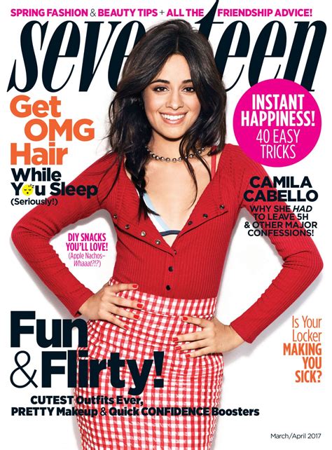 Camila Cabello Seventeen Magazine Marchapril 2017 Issue Celebmafia