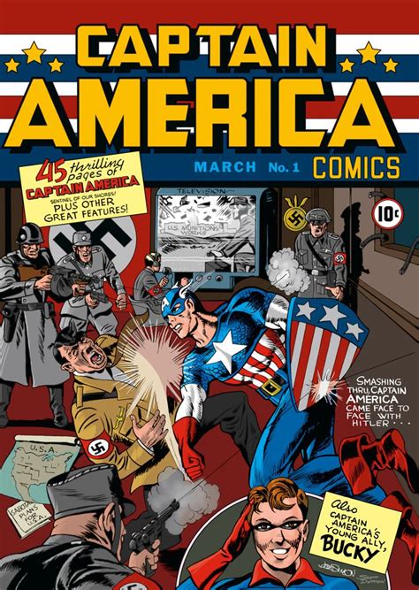 Captain America No Cover By Joe Simon Jack Kirby Captain America