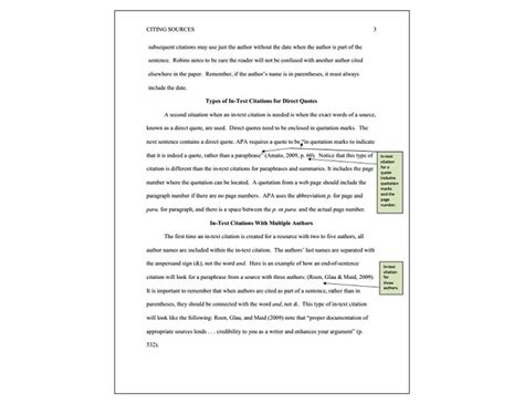 Apa College Paper Format Example Apa Format 6th Ed For Academic