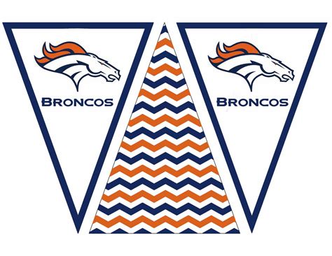 Denver Broncos Free Printable Banner Football Printables And Other