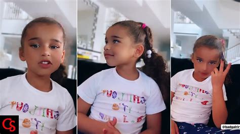 rob kardashian s daughter dream kardashian new look video 2021 youtube