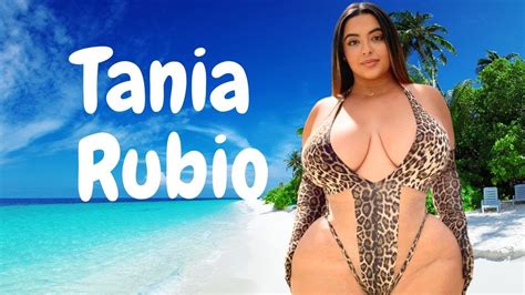 Curvy Plus Size Model Tania Rubio American Fashion Model Mesmerizing Presence Wiki Bio YouTube