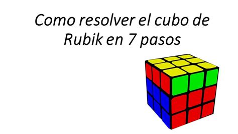 Como Resolver El Cubo Rubik Nibhtjj