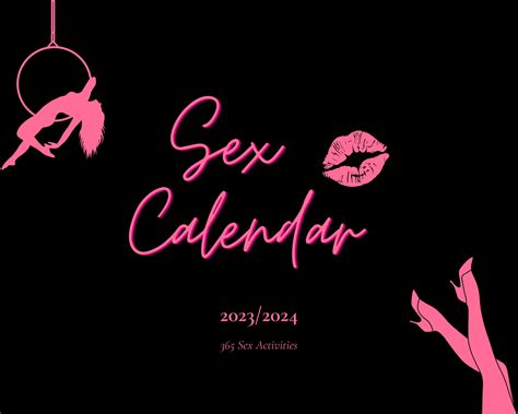 20232024 Kinky Sex Calendar Printable Calendar For Adults 365 Sex Activities Etsy