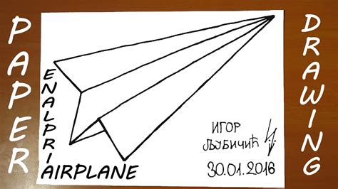 In this drawing tutorial we'll learn how to draw a plane. How to Draw a Paper Airplane Easy for kids - ORIGAMI ...