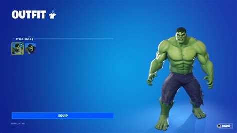 Fortnites Hulk Skin Has One Annoying Flaw When Matched With This